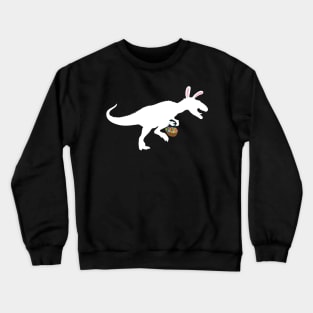 Easter Bunny Dinosaur Funny Easter T Rex Crewneck Sweatshirt